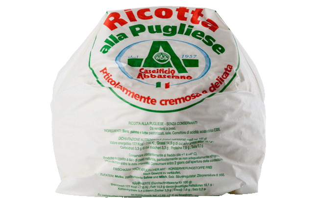 Ricotta nach apulischer art