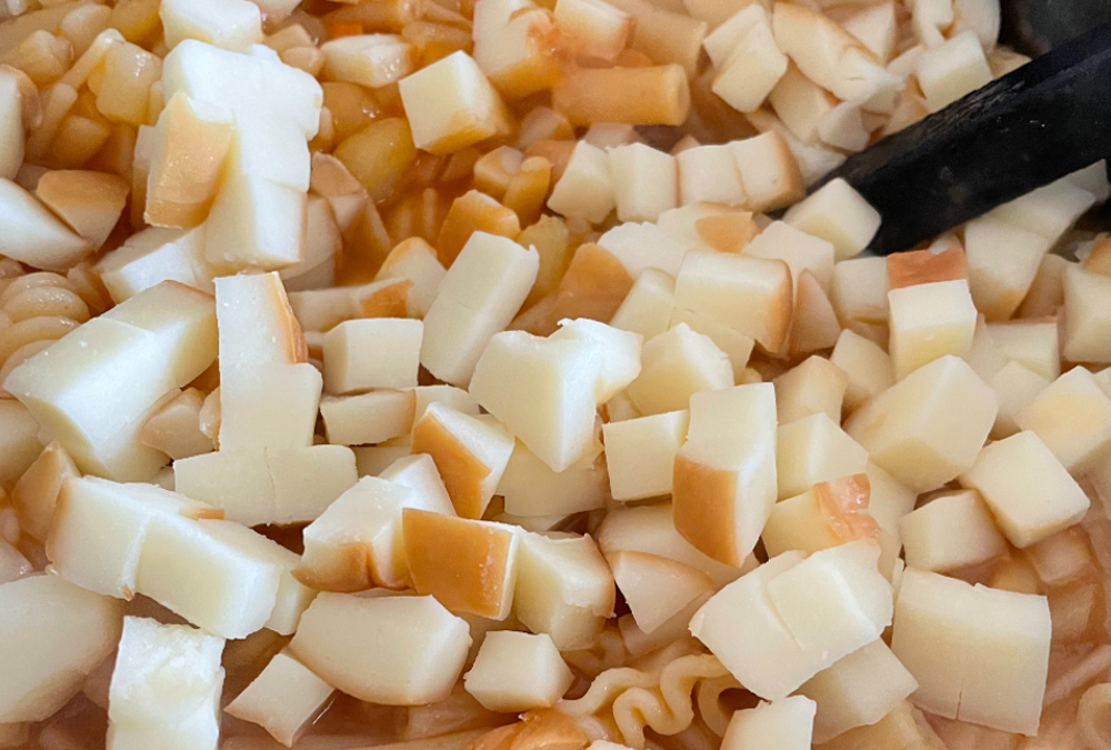 Pasta provola Abbasciano mantecatura